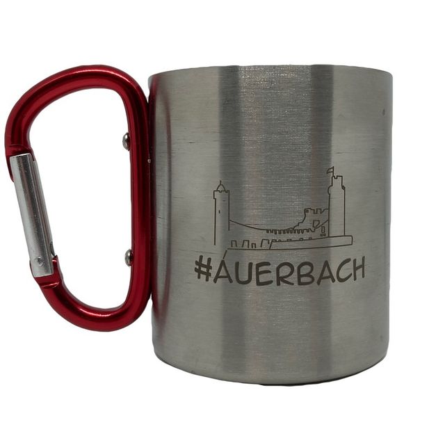 Auerbach-Becher mit Karabiner